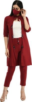 NEYSA Women Maxi Maroon Dress