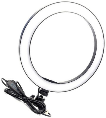 Wanzhow PRESENTING NEW QUALITY OF BIG SELFIE RING LIGHT 26cm Ring Lamp Flash Led Light USB Photography Lighting Lamp for Camera Smartphone Studio live streaming,3 Light Modes Brightness Level Dimmable LED Camera Ring Light for Photo and Video,USB charger New Selfie Ring Light Flash Led Camera Phone 