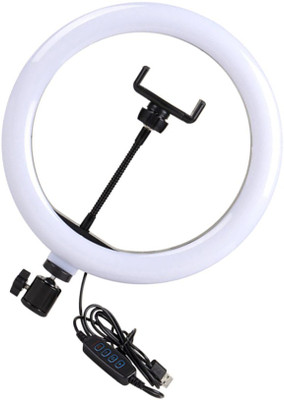 Wanzhow THE BEST SUPER QUALITY OF BIG SELFIE RING LIGHT 26cm Ring Lamp Flash Led Light USB Photography Lighting Lamp for Camera Smartphone Studio live streaming,3 Light Modes Brightness Level Dimmable LED Camera Ring Light for Photo and Video,USB charger New Selfie Ring Light Flash Led Camera Phone 
