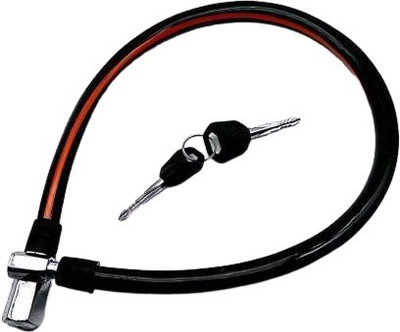 Crust Plastic Cable Lock For Helmet