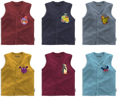 NammaBaby Vest For Baby Boys & Baby Girls Cotton(Multicolor, Pack of 6)