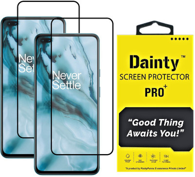 Dainty Edge To Edge Tempered Glass for Realme GT Neo2T, Samsung Galaxy A51, OnePlus Nord, Realme GT 5G, Realme Q3 Pro 5G, Realme X7 Max 5G(Pack of 2)