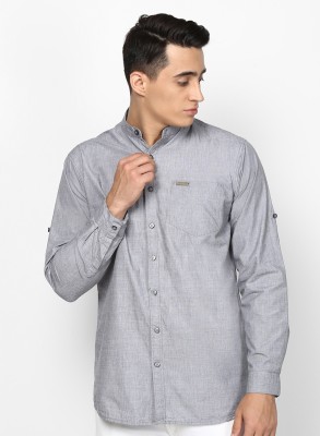 Urbano Fashion Men Solid Casual Grey Shirt