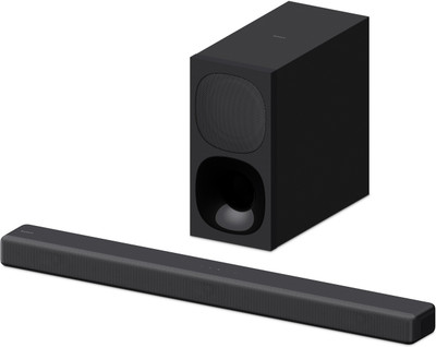 SONY HT-G700 With dolby Atmos, Wireless Subwoofer 400 W Bluetooth Soundbar(Black, 3.1...