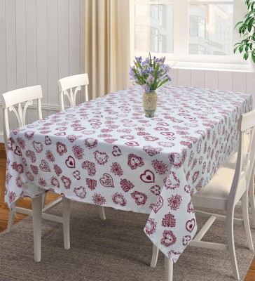 Flipkart SmartBuy Printed 4 Seater Table Cover(Red, White, Cotton)