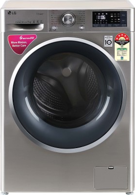LG 7 kg 5 Star Fully Automatic Front Load with In-built Heater Grey(FHT1207ZWS)