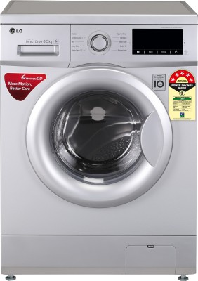 LG 6.5 kg 5 Star Fully Automatic Front Load with In-built Heater Silver(FHM1065ZDL.ALSQEIL)