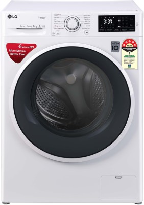 LG 7 kg 5 Star Fully Automatic Front Load with In-built Heater White(FHT1007ZNW.ABWQEIL)