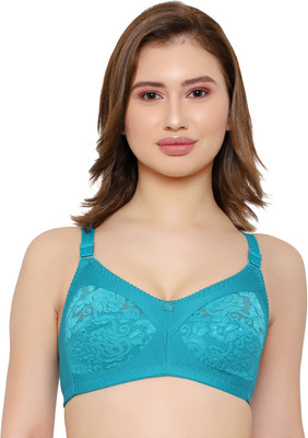 KSB Enterprises Women Full Coverage Non Padded Bra(Blue)