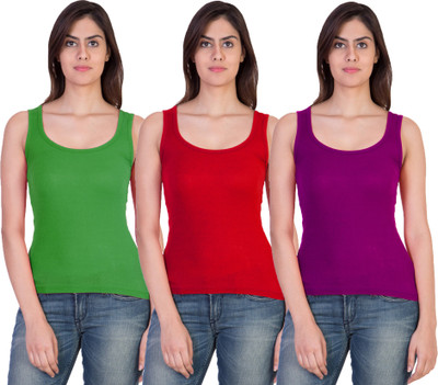 ParasTrade Women Tank Top/Vest(Pack of 3)