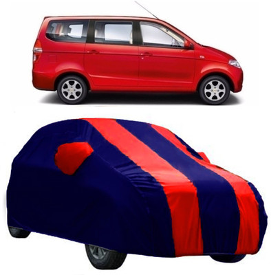 CRONEX Car Cover For Chevrolet Enjoy (With Mirror Pockets)(Red, Blue)