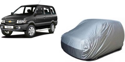 AutoVHPR Car Cover For Chevrolet Tavera (Without Mirror Pockets)(Silver)