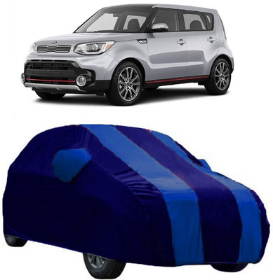 AutoCover Car Cover For Kia Soul (With Mirror Pockets)(Multicolor)