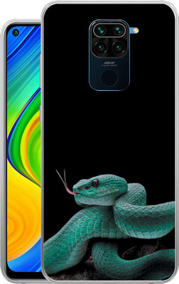 mobom Back Cover for Redmi Note 9(Black, Dual Protection, Silicon, Pack of: 1)