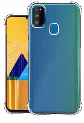 Sarju Back Replacement Cover for Samsung Galaxy M30S, Samsung M30s, Samsung Galaxy M21, Samsung M21(Transparent, Shock Proof, Silicon)