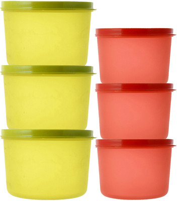 KUBER INDUSTRIES Plastic Utility Container  - 200 ml(Pack of 6, Multicolor)