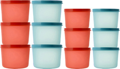 KUBER INDUSTRIES Plastic Utility Container  - 1000 ml(Pack of 12, Multicolor)