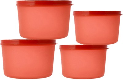 KUBER INDUSTRIES Plastic Utility Container  - 4000 ml(Pack of 4, Red)