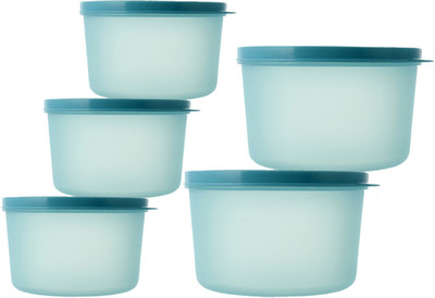 KUBER INDUSTRIES Plastic Utility Container  - 400 ml(Pack of 5, Blue)