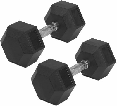 gymfreak Premium Hexa Dumbbell Made by Fully Sanitized Hand 2.5Kg Two Dumbbell Fixed Weight Dumbbell(2.5 kg)