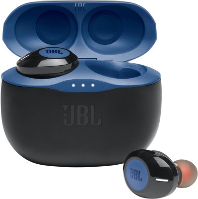 JBL Tune 125TWS Bluetooth Headset(Blue, Black, True Wireless)