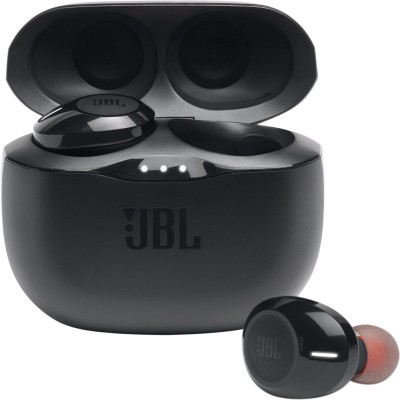 JBL Tune 125TWS Bluetooth Headset(Black, True Wireless)