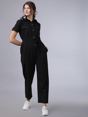 Black jumpsuit hot sale flipkart