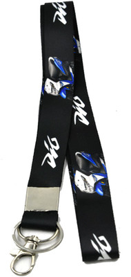 AFH Black Biker Fabric Clothing Key Chain Key Chain