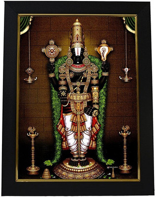 SAI BALAJI ACRALICS Tirupati Tulsimala Balaji Religious Frame