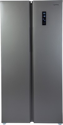 Lifelong 525 L Frost Free Side by Side Refrigerator  (Silver, LLSBSR525)