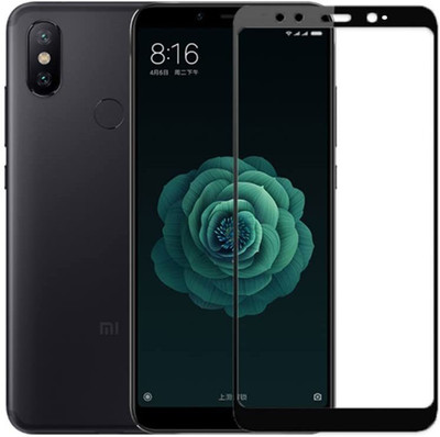 FITSMART Edge To Edge Tempered Glass for Mi A2(Pack of 1)