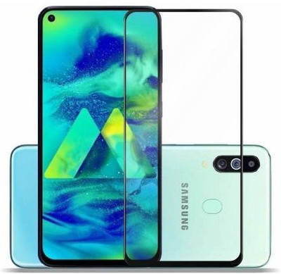 HOBBYTRONICS Edge To Edge Tempered Glass for SAMSUNG GALAXY M40/A60(Pack of 1)