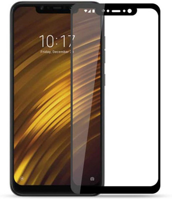 FITSMART Edge To Edge Tempered Glass for POCO F1(Pack of 1)