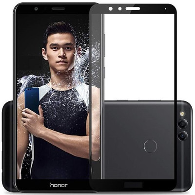 FITSMART Edge To Edge Tempered Glass for Honor 7X(Pack of 1)