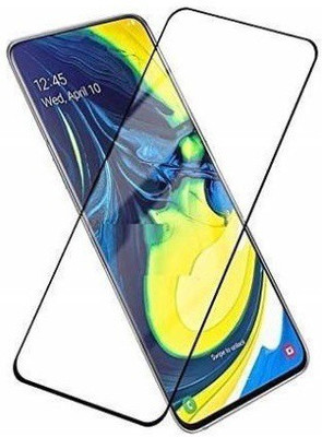 HOBBYTRONICS Edge To Edge Tempered Glass for SAMSUNG GALAXY A80/A90(Pack of 1)