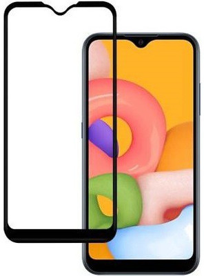 BRENZZ Edge To Edge Tempered Glass for SAMSUNG GALAXY M01(Pack of 1)