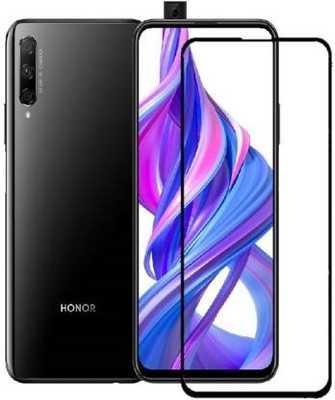 BRENZZ Edge To Edge Tempered Glass for HONOR 9X(Pack of 1)