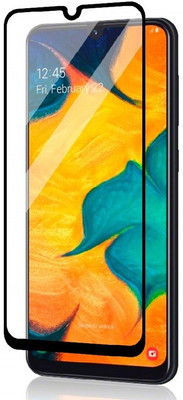 FITSMART Edge To Edge Tempered Glass for Samsung Galaxy A30(Pack of 1)