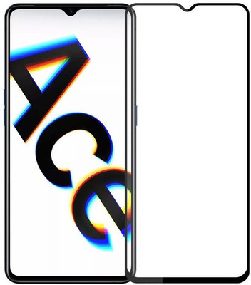 FITSMART Edge To Edge Tempered Glass for Oppo Reno Ace(Pack of 1)