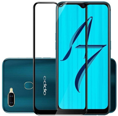 FITSMART Tempered Glass Guard for Oppo A7(Pack of 1)