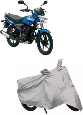 Vahncare Two Wheeler Cover for Bajaj(Platina 100 DTS-i, Silver)