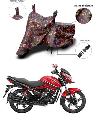 APNEK Waterproof Two Wheeler Cover for Hero(Glamour i3s, Multicolor)