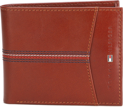 TOMMY HILFIGER Men Brown Genuine Leather Wallet(4 Card Slots)