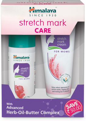 HIMALAYA Stretch Mark Care Kit(2 Items – Cream 100 Ml & Oil 100 ML) (2)
