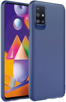 Casotec Back Cover for Samsung Galaxy M31s(Blue, Silicon, Pack of: 1)