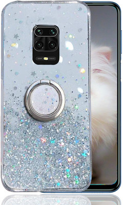 KC Back Cover for Poco M2 Pro, Mi Redmi Note 9 Pro, Mi Redmi Note 9 Pro Max(Transparent, Cases with Holder, Silicon)