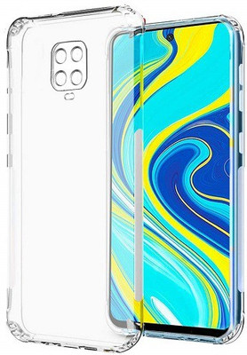 Bodoma Back Cover for Xiaomi Poco M2 pro/Mi note 9 pro/Note 9 pro max Camera Tp(Transparent, Grip Case, Silicon, Pack of: 1)