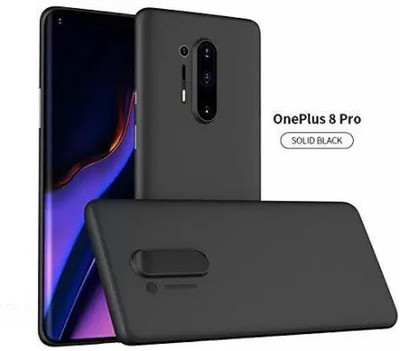 S-Hardline Back Cover for OnePlus 8 Pro(Black, Pack of: 1)