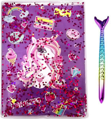 Prezzie Villa Water Diaries A5 Diary Ruled 200 Pages(Multicolor, Pack of 2)