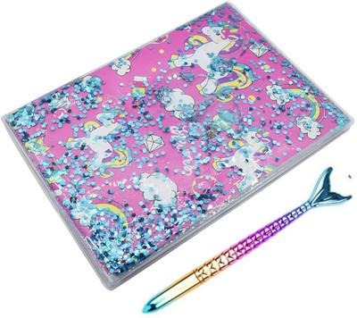 Prezzie Villa Water Diaries A5 Diary Ruled 200 Pages(Multicolor, Pack of 2)
